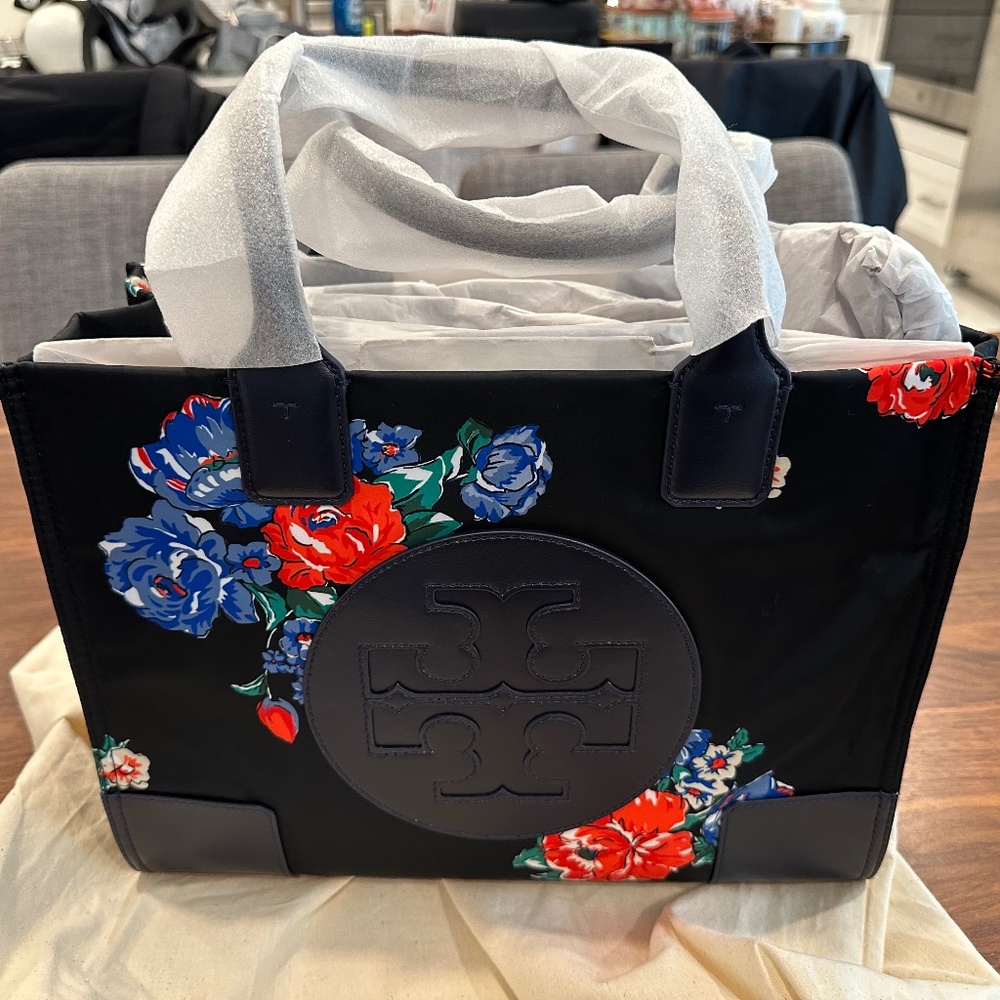 NWT Tory Burch Ella Printed Mini Tote